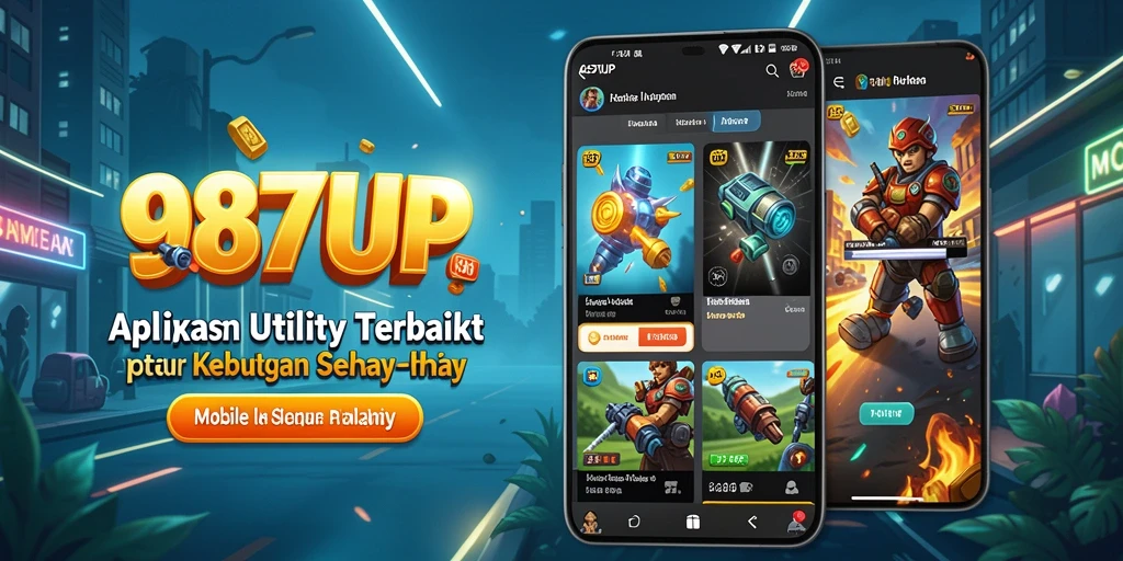 Screenshot utama 987UP menampilkan tampilan antarmuka yang ramah pengguna.