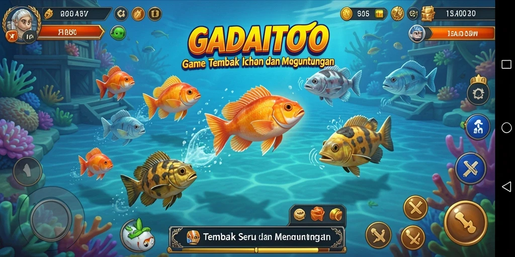 Tangkapan ikan yang mendebarkan dalam GADAITOTO.