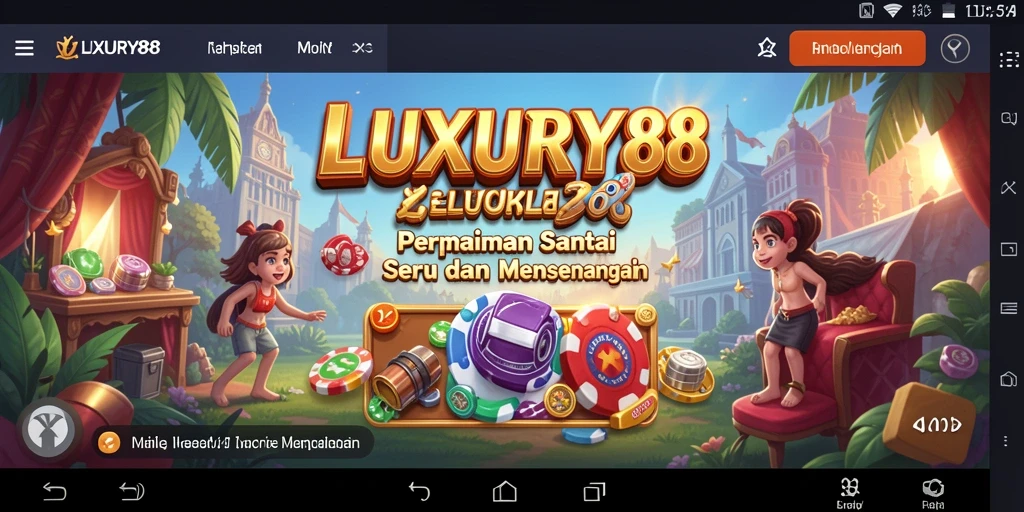 Tangkapan layar LUXURY88 menampilkan gameplay yang mengasyikkan dan warna yang cerah.