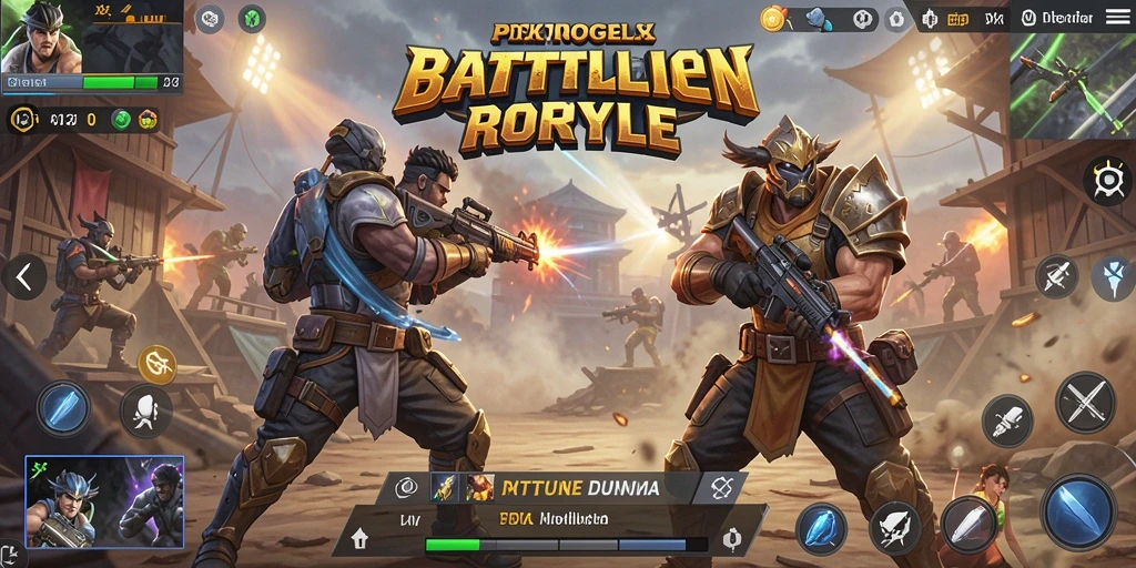Tampilan gameplay PTTOGEL yang menegangkan dalam pertempuran.
