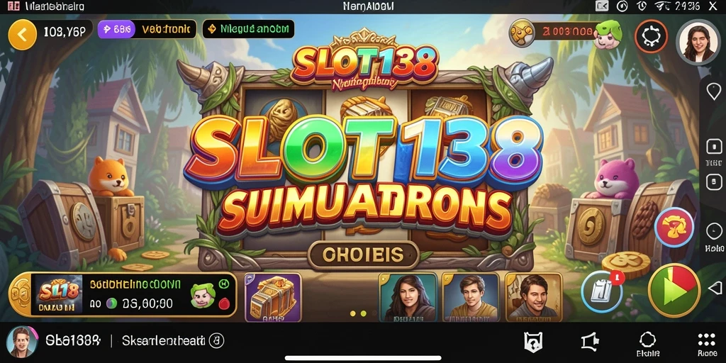 Tampilan gameplay SLOT138 dengan berbagai tema slot yang menarik.